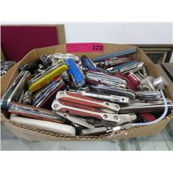 Box of used pocket knives - Approx. 100