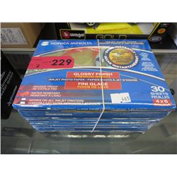 7 Packs of 4" x 6" photo paper
