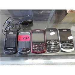 5 Used cell phones