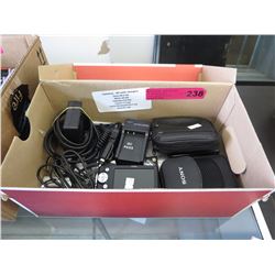 Assortment of digital cameras & chargers