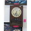 Image 1 : Vintage Bulova date & time wall clock