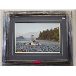 Framed print: "Through the Channel"