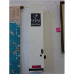 Vintage sanitary napkin dispenser