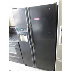 Used Maytag side-by-side fridge/freezer - black