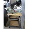 Image 1 : Hitachi 8.5" compound slide saw on stand