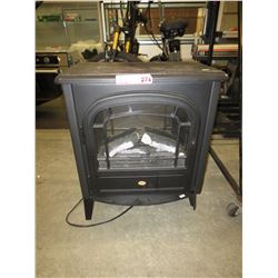 Fireplace shaped electric heater
