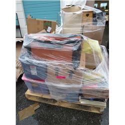 Pallet of misc. household goods