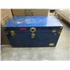 Image 1 : Blue metal trunk - used
