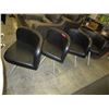 Image 1 : 4 Curved back stools