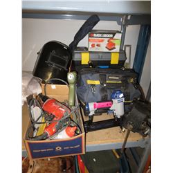 Tool box, tools & vice