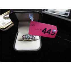 Estate - Amethyst & Blue Topaz dinner ring