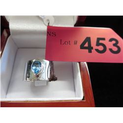 Hand made Aquamarine ring - March Birthstone