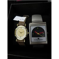 2 Used Alfred Sung watches - keeping time