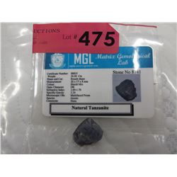 26 CT Rough Natural Tanzanite