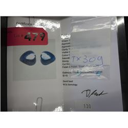 2 Heart shaped Natural Topaz - 2.2 CTW