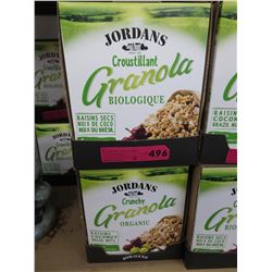 2 Cases of Jordan's Organic Granola