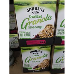2 Cases of Jordan's Organic Granola