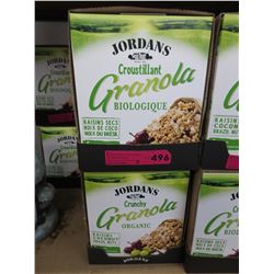 2 Cases of Jordan's Organic Granola