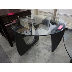 NEW Glass top side table