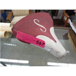Vintage Red Mesinger Schwinn Bicycle Seat