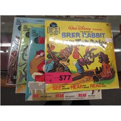 4 x 1970's "See, Hear, Read" books