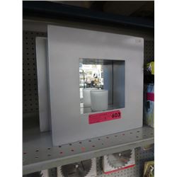 3 Mirror back votive candle holders