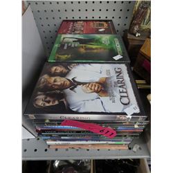30 DVD movies, approx. count