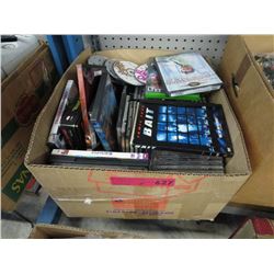 80 DVDs and CDs, Approx. count