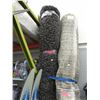 Image 1 : Black & grey shag area carpet - used