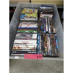 50 DVDs, approx. count