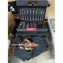 Tool bag & 3 socket sets