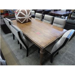 NEW  - 7 Piece Dining Table & Chairs