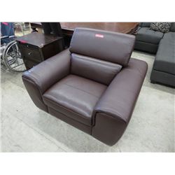 NEW Brown Leather Chair