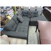 Image 1 : NEW - Grey upholstered 3 Piece sectional