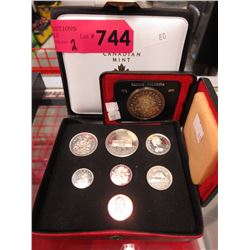 1973 Canadian Mint set & 1971 dollar coin