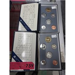 2 Royal Canadian Mint Proof sets
