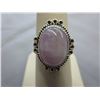 Image 1 : .925 Silver ring set with genuine Pink Moonstone
