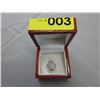 Image 2 : .925 Silver ring set with genuine Pink Moonstone