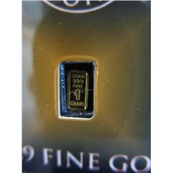 5 x .9999 Solid Gold Turkish Mint investor's bars