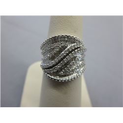 Stunning! 54 Diamond Studded Cocktail Ring