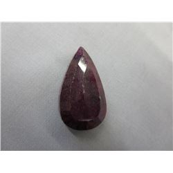 Huge 100+ CT Red Ruby Gemstone - Pear Cut
