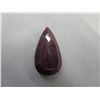 Image 1 : Huge 100+ CT Red Ruby Gemstone - Pear Cut
