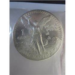 .999 Solid Silver - 1983 Libertad coin - 1 Ounce