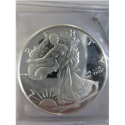 2015 - .999 Silver Walking Liberty round - 1/4 oz.