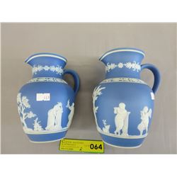 2 Samuel Lear Jasperware Jug - Circa 1880