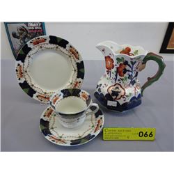 1912 Allerton's water Jug & Millgrove luncheon set
