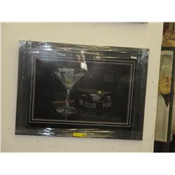 Framed print: "Martini Club" by M. Godard