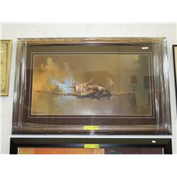 Framed print: "Spitfire" by Barrie Clark