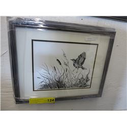 Framed print: "Above the Reeds"