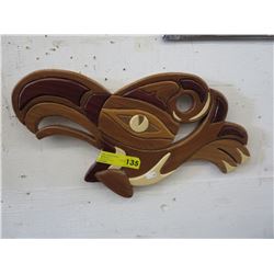 Charles Leon Hart wood carving